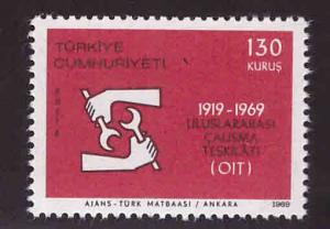 TURKEY Scott 1797 MNH** ILO stamp