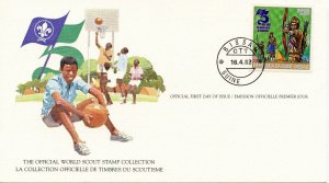 SCOUTING IN GUINEA-BISSAU 1982  FDC1750