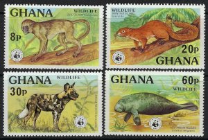 Ghana Scott 621-624 Mint Never Hinged