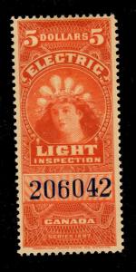 Canada - Electric Light Revenue Mint Van Dam #FE16