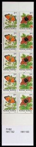 Norway 1994 - BUTTERFLIES  - MNH Bklt # 1052b