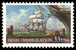 PCBstamps   US #3286 33c Irish Immigration, MNH, (2)