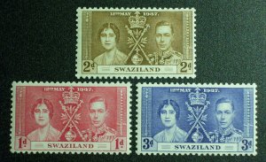 Swaziland Scott #24-26 mnh