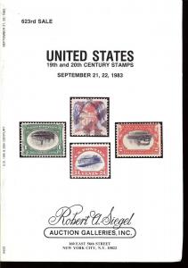 Siegel: Sale # 623  -  United States 19th and 20th Centur...