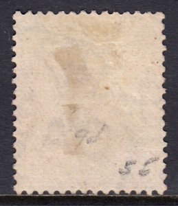 MALAYA (JOHORE) — SCOTT 94 (SG 96) — 1918 50c SULTAN IBRAHIM — USED — SCV $55