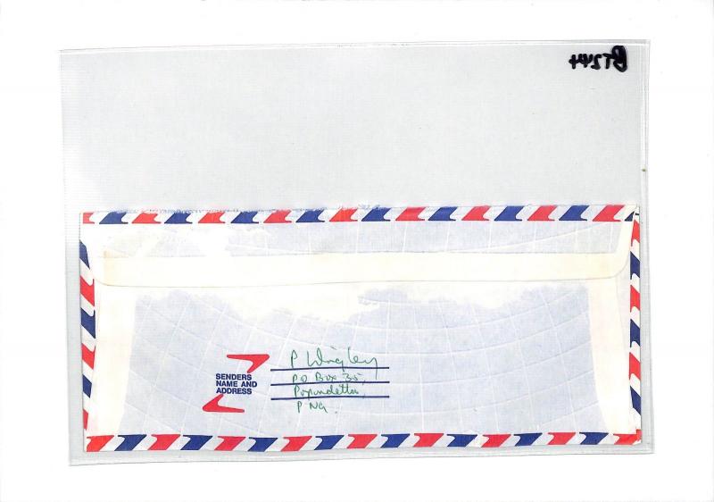 BT244 1980 Papua New Guinea Commercial Air Mail Cover {samwells}PTS