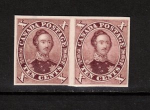 Canada #17TCi Extra Fine Proof Pair India On Card