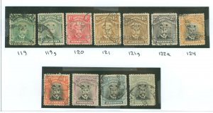 Rhodesia (1890-1923) #119/130a Used Single