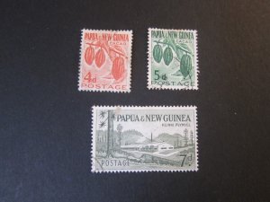 Papua New Guinea 1958 Sc 140-42 FU