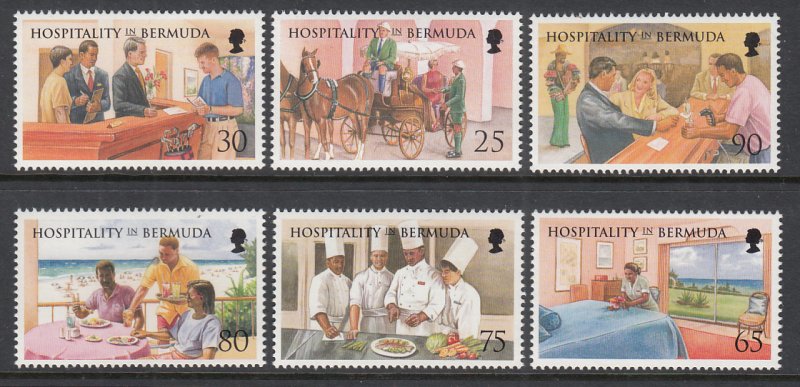 Bermuda 758-763 MNH VF