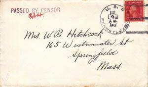 Cover: Censored, USS Pennsylvania BB-38, Jul 4, 1917 (N4293)