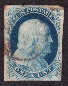 US 9 1c Franklin Used F-VF SCV $120