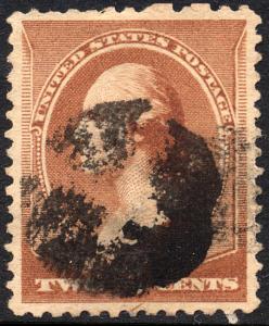 SC#210 2¢ George Washington (1883) Used 