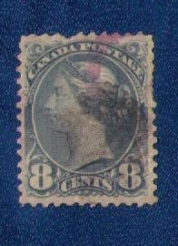 Canada Sc 44 Used Gray Blue Centered Good VF