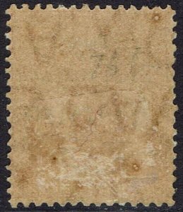 TOGO BRITISH OCCUPATION 1915 KGV 1D ERROR OVERPRINT INVERTED