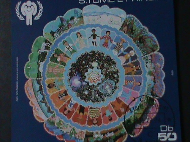 ​ST.THOMAS-1979- INTERNATIONAL YEAR OF THE CHILD FANCY CANCEL-IMPERF-S/S-VF