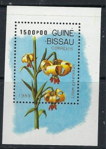 Guinea Bissau 794 MNH 1989 Flowers (ak3288)