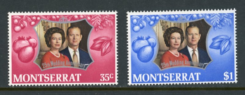 Montserrat 286-287 MNH 1972