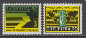 Lithuania 396-397 MNH VF