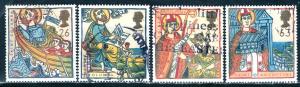 Great Britain; 1997: Sc. # 1730-1733: O/Used Cpl. Set