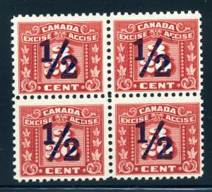 van Dam FX107 - 1/2c on 3/20c, Mint Never Hinged with Gum - MNHOG - Overprint