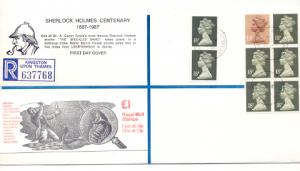 Great Britain # BK407 FDC Sherlock Holmes