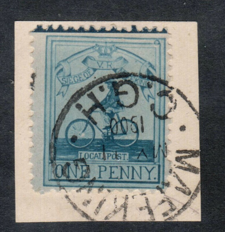 Cape Of Good Hope #178 (SG #17) Very Fine Used On Piece With SON Mafeking CDS