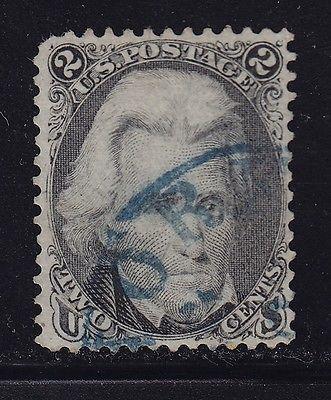 73 VF well centered light blue CDS cancel with nice color...