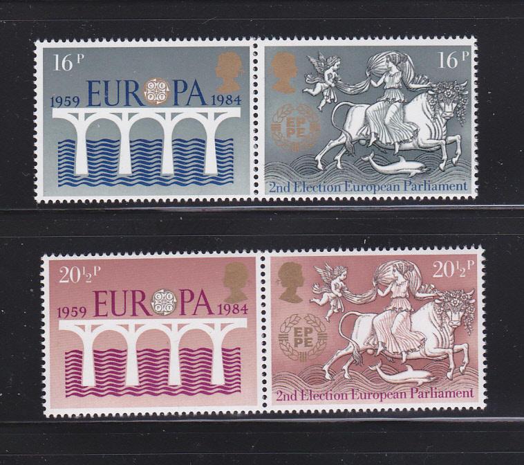 Great Britain 1054a, 1056a Set MNH Europa (E)