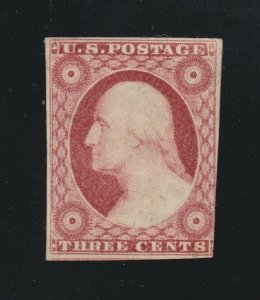 US 11a 3c Washington Mint F-VF Dist OG SCV $250