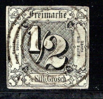 German States Thurn & Taxis Scott # 3, used