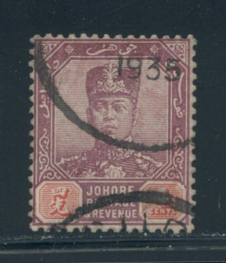 Malaya - Johore 89  Used cgs (3