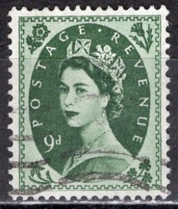 Great Britain; 1955: Sc. # 328: Used Wmk. 308 Single Stamp