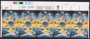 Scott #2634a (2631-34) Space Accomplishments Plate Block of 20 Stamps - MNH UR