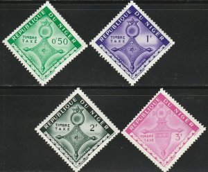 Niger #J22-J25  Mint No Gum  From 1962