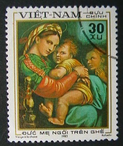 Vietnam - 1289A - Raphael: Virgin Mother Seated on Chair