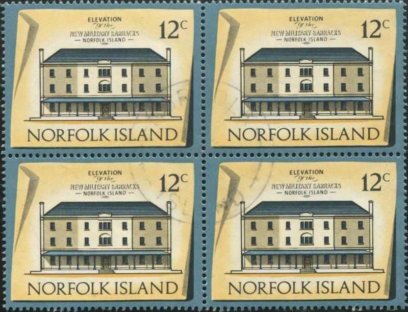 Norfolk Island 1973 SG141 12c Historic Building block FU