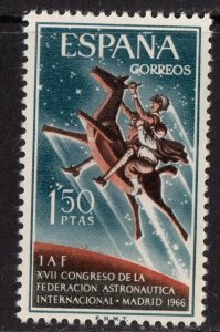 Thematic stamps SPAIN 1966 ASTRONAUTICS CONGRESS 1809 mint