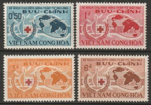 Vietnam 1963 Sc 219-22 set MNH