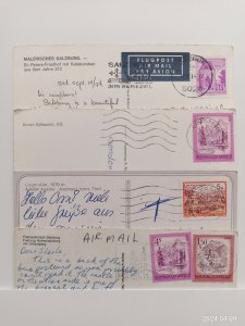 POSTAL HISTORY World Wide 4x POSTCARD (S104)