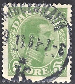 DENMARK #97 - USED  - 1913- DENM095