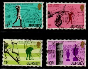 Jersey Sc 183-6 1978 Golf Club stamp set used