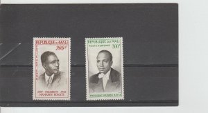 Mali  Scott#  C9-C10  MNH  (1961 Pres. Modibe Keita)