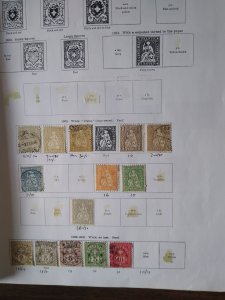 collection on pages Switzerland 1862-1935 CV $700