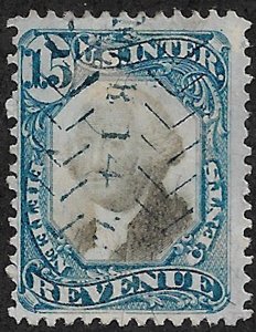 US #R110 SCV $85.00 VF/XF, well centered, minor cut cancel, cataloged as such...