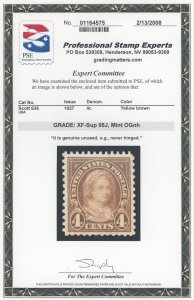 USA 636 - Martha Washington Rotary - PSE Graded Cert: XF-Sup 95 Jumbo Mint OGnh