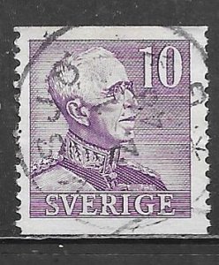 Sweden 302: 10o Gustaf V, used, F-VF