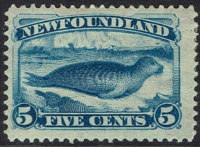 NEWFOUNDLAND 1887 SEAL 5C  