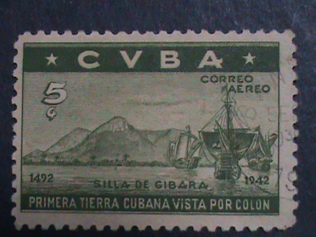 ​CUBA FOUR VERY OLD USED CUBA -STAMP-VF WE SHIP TO WORLD WIDE AND COMBINE