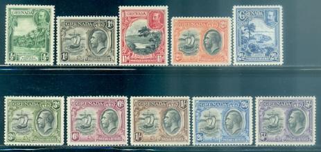 Grenada #114-123 Mint  Scott $63.05